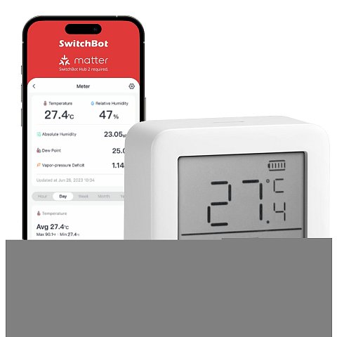 SwitchBot Meter Weiß Akku