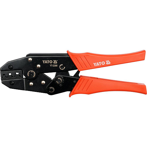 Yato YT-2300 Kabel-Crimper Crimpwerkzeug Schwarz, Orange