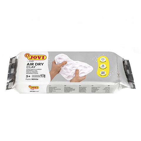 Jovi 86 Töpferei-/ Modellier-Material Modellierton 1 kg Weiß