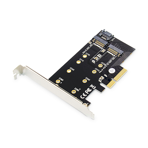 Digitus M.2 NGFF / NVMe SSD PCI Express 3.0 (x4) Add-On Karte