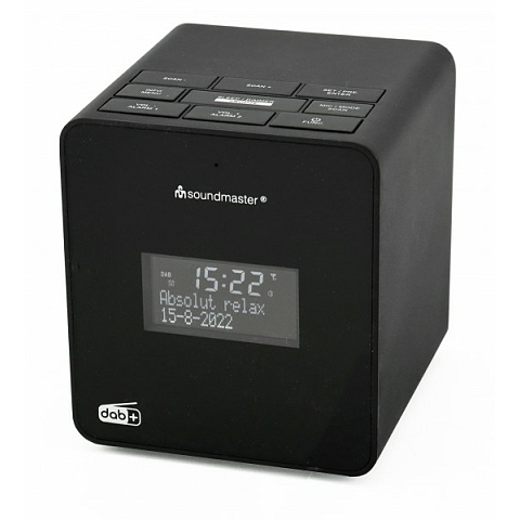 Soundmaster UR109SW Wecker Digitaler Wecker Schwarz