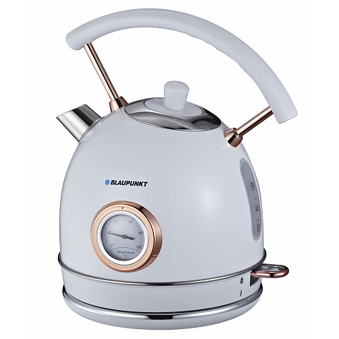 Blaupunkt EKS802WH Wasserkocher 1,8 l 3000 W Gold, Weiß