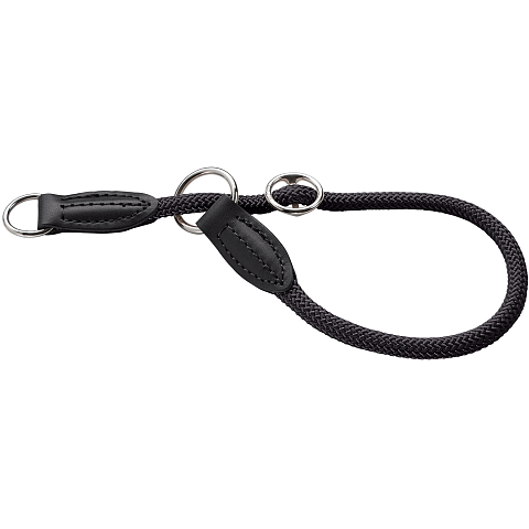Hunter Freestyle Schwarz Nylon, Seil XS-S Hund Trainingskragen