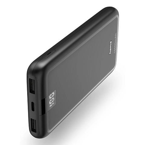 Hama 00201709 Powerbank Lithium Polymer (LiPo) 10000 mAh Anthrazit