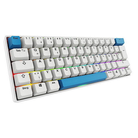 Sharkoon SGK50 S4 Tastatur Haus USB QWERTZ Deutsch Weiß