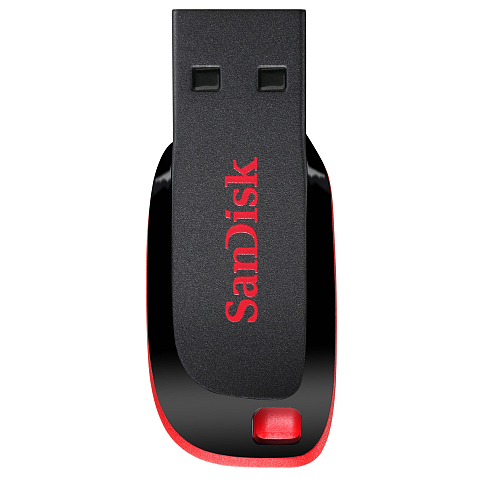 SanDisk Cruzer Blade USB-Stick 64 GB USB Typ-A 2.0 Schwarz, Rot