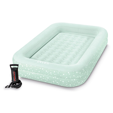 Intex 66810NP Luftmatratze Einzelmatratze Grün, Weiß Unisex