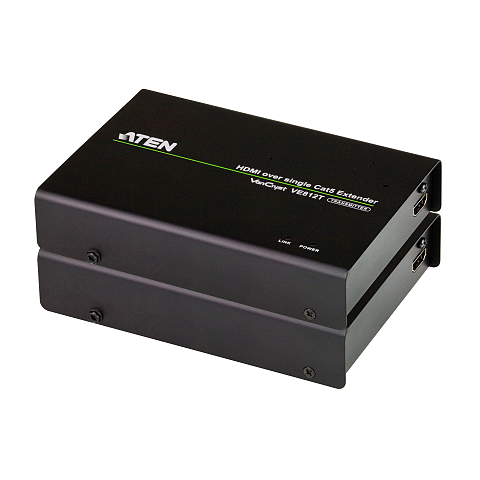 ATEN VE812 Audio-/Video-Leistungsverstärker AV-Sender & -Empfänger Schwarz