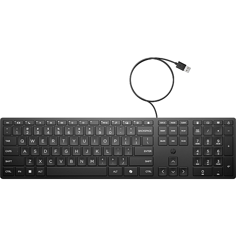 HP 320K G2 USB Wired Keyboard (Bulk Qty.12)