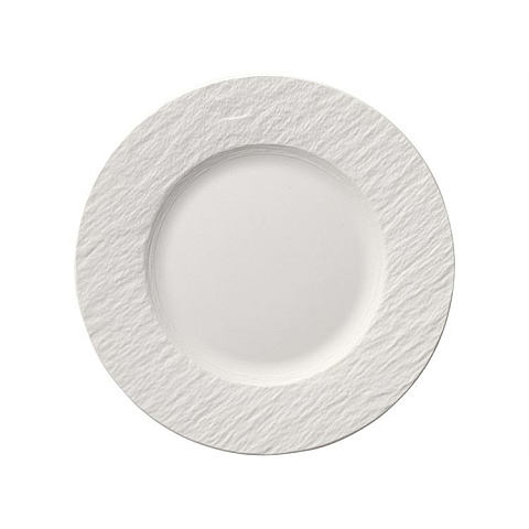 Villeroy & Boch Manufacture Rock Essteller Rund Porzellan Weiß 6 Stück(e)