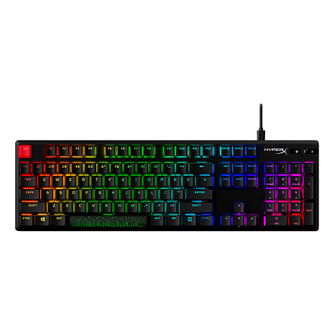 HyperX Alloy Origins PBT HX Rot – Mechanische Gaming-Tastatur