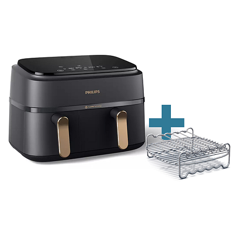Philips 3000 series NA352/04 Airfryer mit zwei Körben