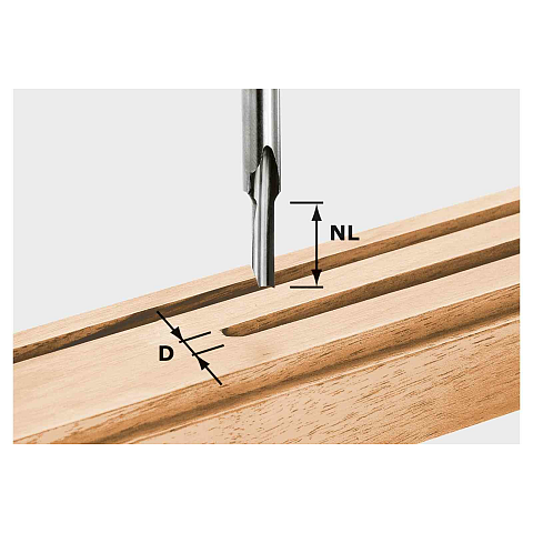 Festool HS S8 D 4/15 V-Nut-Bit 1 Stück(e)