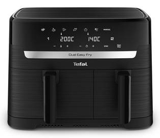 Tefal Easy Fry EY901N Doppel 8,3 l Eigenständig 2700 W Heißluftfritteuse Schwarz