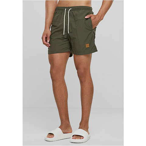 Urban Classics TB1026 Schwimm-Boxershorts Olive