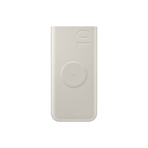 Samsung EB-U2510XUEGEU Powerbank 10000 mAh Kabelloses Aufladen Beige