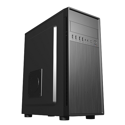 Gembird Fornax 160 Mini Tower Schwarz