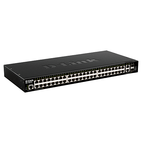 D-Link DGS-1520-52/E Netzwerk-Switch Managed L3 10G Ethernet (100/1000/10000) 1U Schwarz