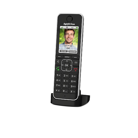 Fon FRITZ! C6 DECT-Telefon Anrufer-Identifikation Schwarz