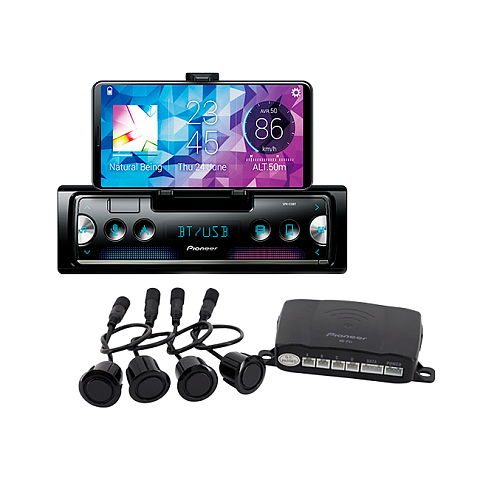 Pioneer SXT-C10PS Auto Media-Receiver Schwarz WLAN 88 W