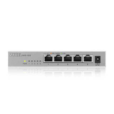 Zyxel XMG-105 Unmanaged 2.5G Ethernet (100/1000/2500) Grau