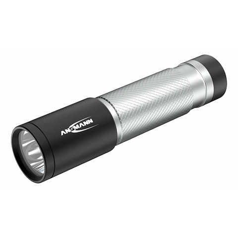 Ansmann 1600-0427 Taschenlampe Schwarz, Silber LED