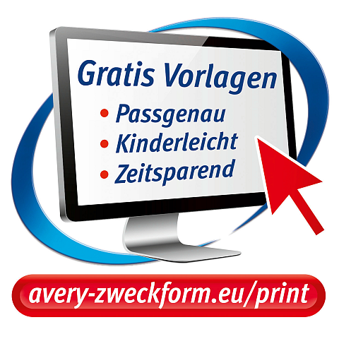 Avery MD1001 Transferfolie für Bekleidung Tintenstrahl
