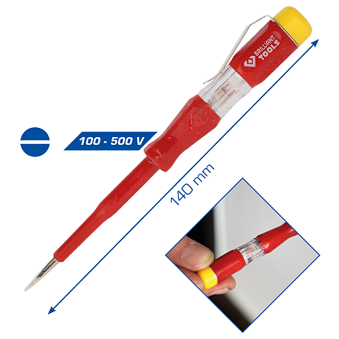 Brilliant Tools BT120900 Schraubenzieher zur Spannungsprüfung