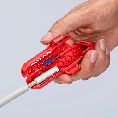 Knipex 16 95 03 SB Abisolierzange Blau, Rot