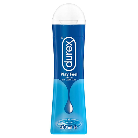 Durex Play Feel Gleitgel Anal, Masturbation, Vaginal 100 ml Gleitmittel auf Wasserbasis