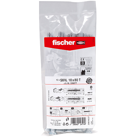 Fischer 536277 Schraubanker/Dübel 10 Stück(e)