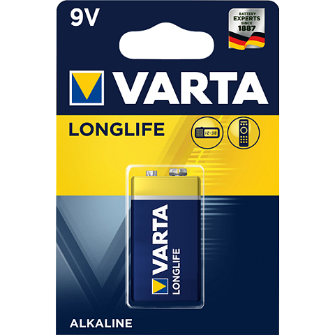 Varta Longlife Extra 9V Einwegbatterie Alkali