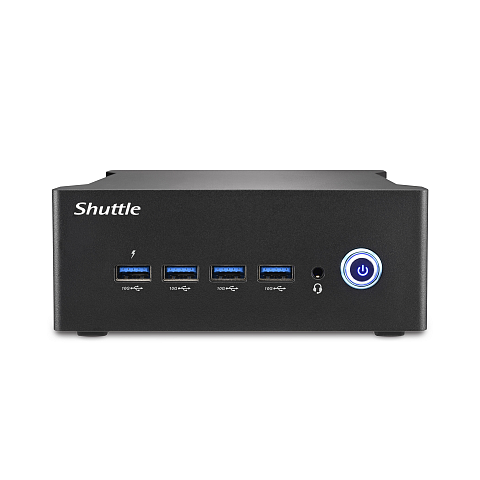 Shuttle Nano PC NT10H9, Intel Core Ultra 9 185H, Intel Arc graphics, 2xHDMI, 2xUSB 4.0 (DP), 2x2.5Gbit LAN, VESA, 24/7 Dauerbetrieb