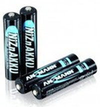 Ansmann 1321-0001 Haushaltsbatterie Wiederaufladbarer Akku AAA Nickel-Zink (NiZn)