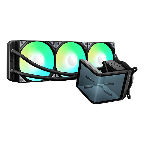 TRYX Panorama SE ARGB 360 Prozessor All-in-One-Flüssigkeitskühler 12 cm Schwarz
