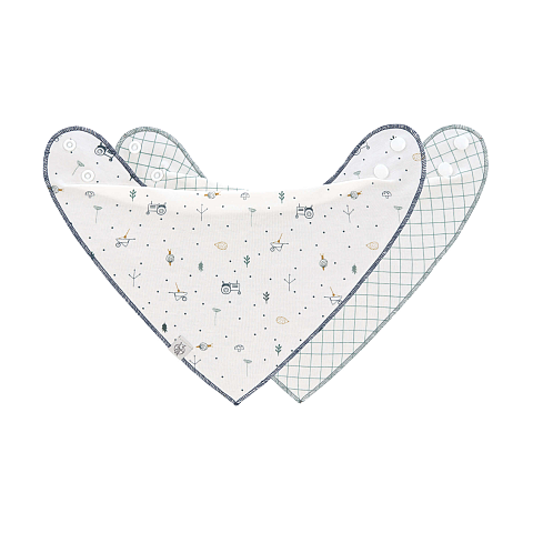 Lässig 1311014481 Babylätzchen Dribbel-/Bandana-Lätzchen Baumwolle