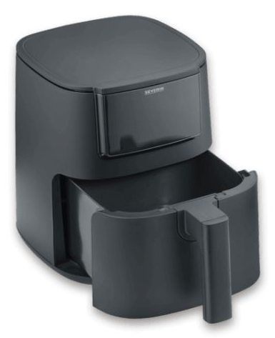 Severin FR 2461 Einzelbild 4 l Eigenständig 1300 W Heißluftfritteuse Schwarz