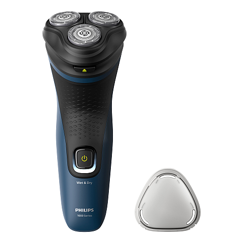 Philips S1151/00 Elektrorasierer Rotationstrasierer Schwarz, Blau
