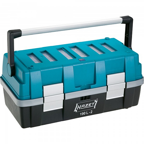 HAZET 190L-2 Kleinteil/Werkzeugkasten Kunststoff Schwarz, Blau