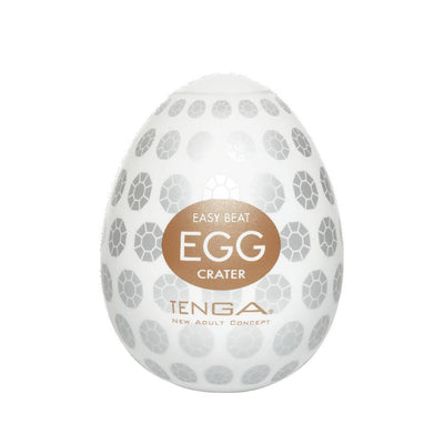 Tenga EGG CRATER Männlicher Streichler Weiß Thermoplastisches Elastomer (TPE)