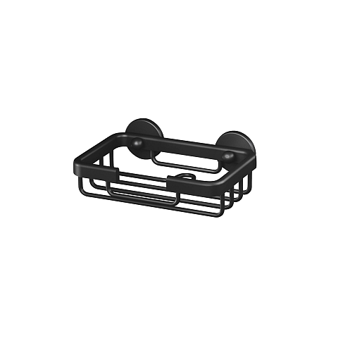 TESA ALUXX BLACK Seifenhalter Schwarz