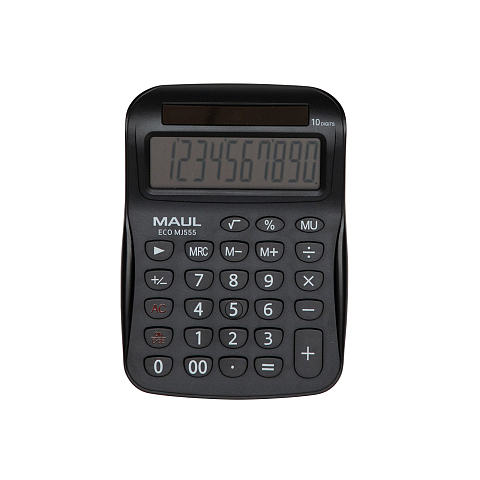 MAUL ECO MJ555 Taschenrechner Desktop Einfacher Taschenrechner Schwarz