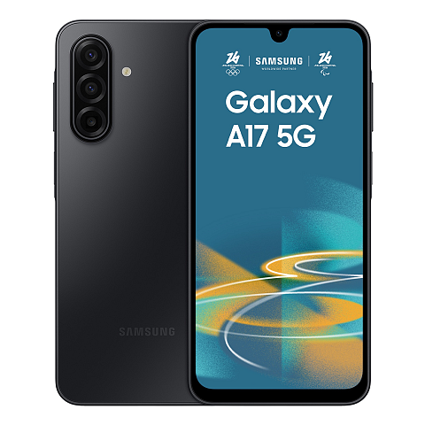 Samsung Galaxy A17 5G 17 cm (6.7") Hybride Dual-SIM Android 15 USB Typ-C 4 GB 128 GB 5000 mAh Schwarz