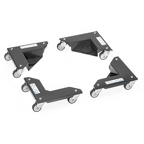 fetra 6977 Möbelrad Grau 150 kg Thermoplastisches Elastomer (TPE) 5 cm 4 Stück(e)