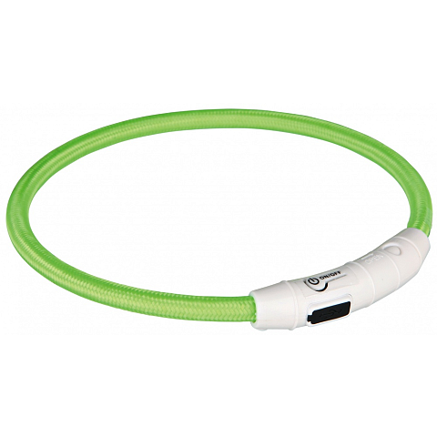 TRIXIE 12702 Hunde- /Katzenhalsband Grün Nylon, Thermoplastische Polyurethane (TPU) L-XL Hund Standardkragen