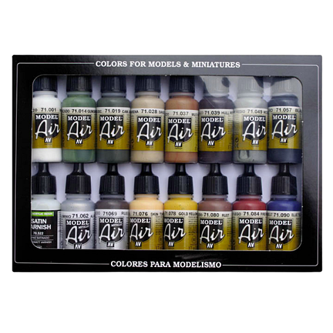 Vallejo 71.191 Acrylfarbe 17 ml 16 Stück(e)