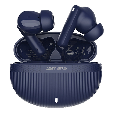 4smarts SkyBuds Pro ANC Kopfhörer True Wireless Stereo (TWS) im Ohr Anrufe/Musik/Sport/Alltag Bluetooth Blau