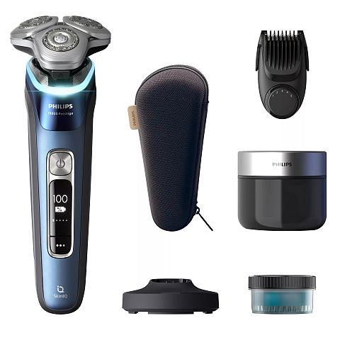 Philips i9000 Prestige XP9201/33 Elektrischer Nass- und Trockenrasierer mit SkinIQ
