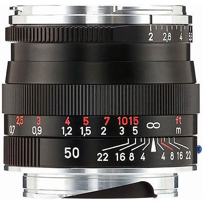 Carl Zeiss Planar T* 2/50 ZM MILC Schwarz