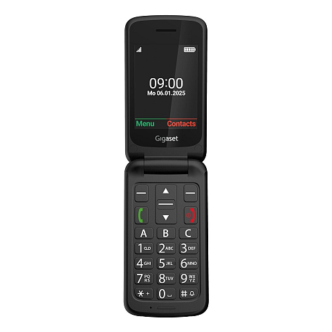 Gigaset GL595 7,11 cm (2.8") 114 g Schwarz Seniorentelefon